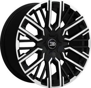DRASTIC DS14 5x114.3 / 5x120 20x8.5 +35 Black Machined