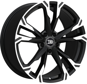 DRASTIC DS6 5x114.3 20x8.5 +35 Black Machined