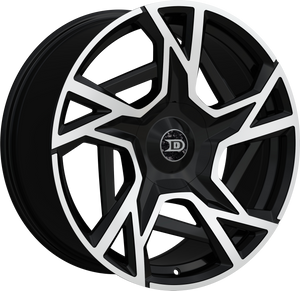 DRASTIC DS7 5x108 / 5x114.3 20x8.5 +35 Black Machined