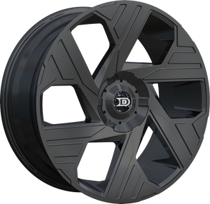 DRASTIC DS8 5x114.3 / 5x120 20x8.5 +35 Black