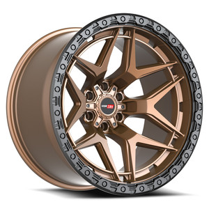 Vortek VRT-603 blank 8x 20x9.5 +0 Matte Bronze With Black Bead Ring
