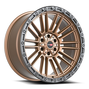 Vortek VRT-604 blank 8x 20x9.5 -18 Matte Bronze With Black Bead Ring