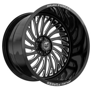 Amani Vamos-L blank 8x 24x12 -44 Gloss Black & Milled