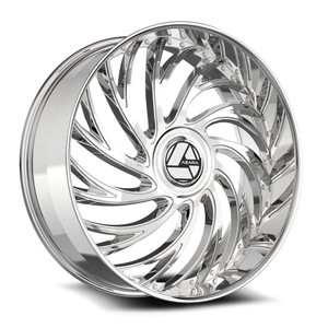 Azara AZX-101 blank 5x 22x9.5 +15 Chrome