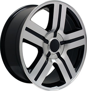 O.E. Revolution C-03 blank 5x/6x 24x10 +31 Gloss Black & Machined