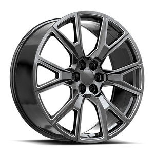 O.E. Revolution C-19 6x139.7 24x10 +30 Gloss Black & Milled