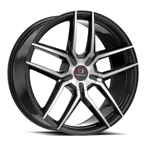 Cavallo CLV-55 4x100 / 4x114.3 18x8 +35 Gloss Black & Machined