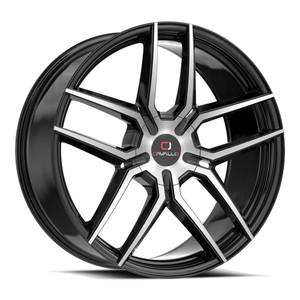 Cavallo CLV-55 5x108 / 5x114.3 18x8 +35 Gloss Black & Machined