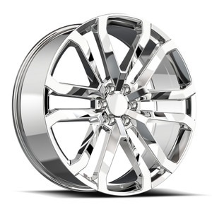 O.E. Revolution D-37 6x139.7 24x10 +31 Nano Chrome