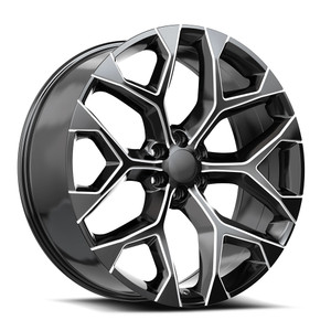 O.E. Revolution G-09 6x139.7 20x9 +24 Gloss Black & Milled