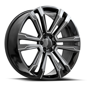 O.E. Revolution G-10 6x139.7 24x10 +31 Gloss Black & Milled