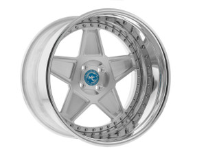 Modern Concepts MC-13 5x114.3 18x8.5 +30 Brushed Face Chrome Lips