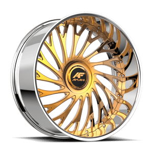 Amani Vamos-R 5x120 / 5x127 28x9 +1 14k Gold Plated