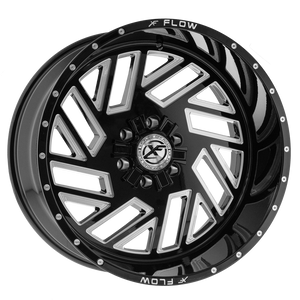 XFX Flow XFX-304 5x139.7 / 5x150 22x12 -44 Gloss Black & Milled