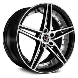 MARQUEE WHEELS M3258 5x115 20x10.5 +20 Black / Machined