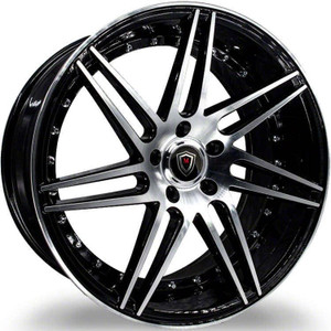 MARQUEE WHEELS MR3266 5x114.3 20x9 +35 Gloss Black/machine Face