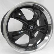 WHITE DIAMOND W5605 5x120 20x10 +35 Black / Machined