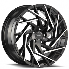 Strada NIDO 5x112 / n/a 20x8.5 35MM Gloss Black Machined