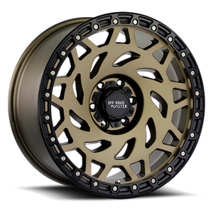 Off Road Monster M50 blank / n/a 20x9.5 NEG 12MM Bronze Black Ring