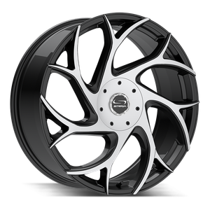 Strada INFERNO 5x114.3 / 5x120 20x8.5 35MM Gloss Black Machined