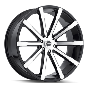 Strada OSSO 5x115 / n/a 24x10 15MM Gloss Black Machined