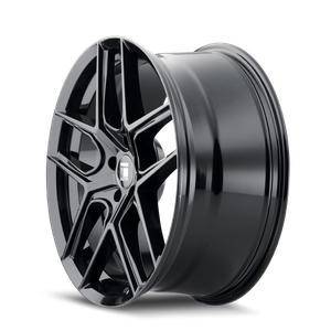 TOUREN TR79 3279 GLOSS BLACK 18x8 -114 .3 35mm 72.6mm