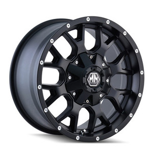 MAYHEM WARRIOR 8015 MATTE BLACK 20x9 -165 .1 18mm 130.8mm