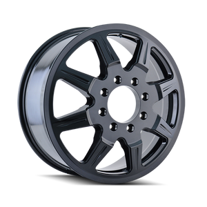 MAYHEM MONSTIR 8101 REAR BLACK/MILLED SPOKES 17x6.5 -200 140mm 142mm