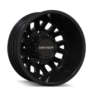 MAYHEM COGENT DUALLY (8107D) GLOSS BLACK 17x6.5 -210 142mm 154.2mm