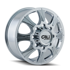 CALI OFF-ROAD BRUTAL 9105 INNER CHROME 20x8 -165 .1 115mm 121.3mm