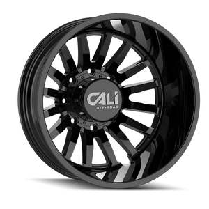 CALI OFF-ROAD CALI SUMMIT DUALLY 9110D GLOSS BLACK 20x8 -210 192mm 154.2mm