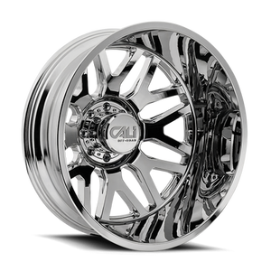 CALI OFF-ROAD CALI INVADER DUALLY 9115D CHROME 24x8 -210 115mm 154.2mm