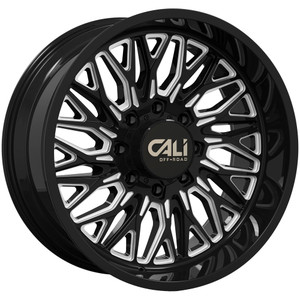 CALI OFF-ROAD CALI CRUSHER 9118 BLACK MILLED 20x10 -170 19mm 125.2mm