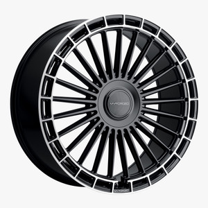 MV Forged MVF40 5x112 24x10 +20 Gloss Black