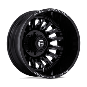 Fuel 1PC ARC DUALLY 8x210 20x8.25 -227 Gloss Black Milled