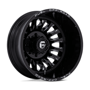 Fuel 1PC ARC DUALLY 8x165.1 22x8.25 -201 Gloss Black Milled