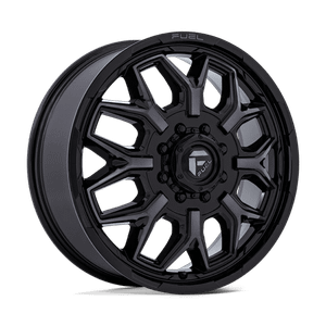 Fuel 1PC FLUX DUALLY 8x170 22x8.25 +104 Gloss Black Brush Fc Gray Dddt