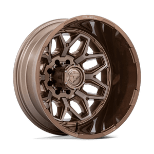 Fuel 1PC FLUX DUALLY 8x165.1 22x8.25 -201 Platinum Bronze