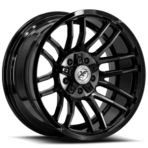 XF Off-Road XF-232 6x135 / 6x139.7 22x10 -18 Gloss Black & Milled