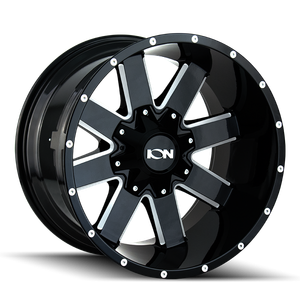 ION 141 141 GLOSS BLACK MILLED 18x9 -150 5-139.7 0mm 110mm