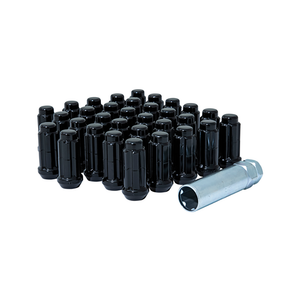 9/16" 8Lug BLACK Finish Kit - Lug Nuts