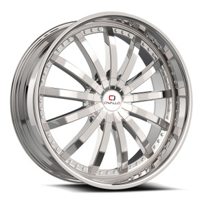 Cavallo CLV-53 Blank 24x9 +18 Chrome