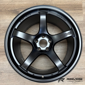 Gram Lights 57CR 5x114.3 19x10.5+12 Semi Gloss Black