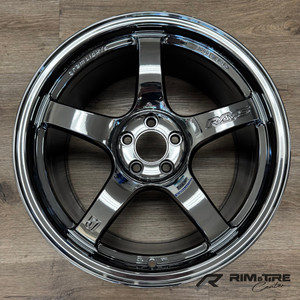 Gram Lights 57CR LIMITED 5x100 17x9+38 Rays Black Metal Coat