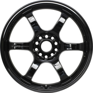 Gram Lights 57DR 5x114.3 18x9.5+12 Glass Black