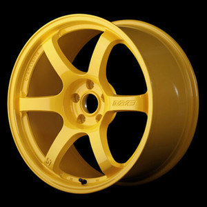 Gram Lights 57DR 5x114.3 18x9.5+22 Mach Yellow
