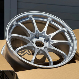 Volk Racing CE28N-PLUS 5x100 17x8.5+45 Diamond Silver
