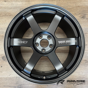 Volk Racing TE37 SAGA S-PLUS BLACK SHADOW 5x112 19x10.5+33 Matte Translucent Black