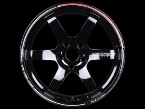 Volk Racing TE37 SAGA S-PLUS TIME ATTACK 5x120 18x9.5+38 Black / Redot