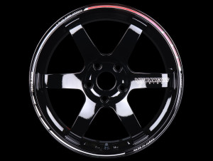 Volk Racing TE37 SAGA S-PLUS TIME ATTACK 5x100 18x9.5+44 Black / Redot
